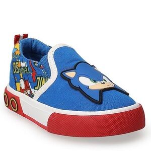 Kids Blue Slip-On Shoes